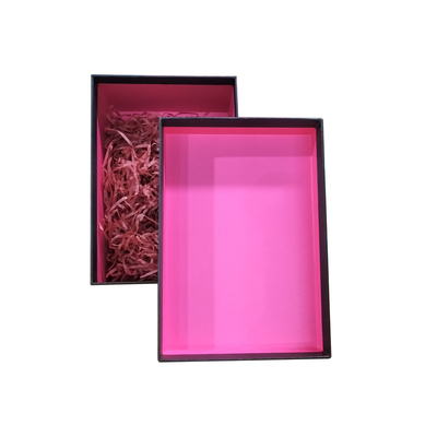 Recycled Materials Wholesale Custom Design Raffia Filler Packaging Box Cosmetics Apparel Tea Gift Box